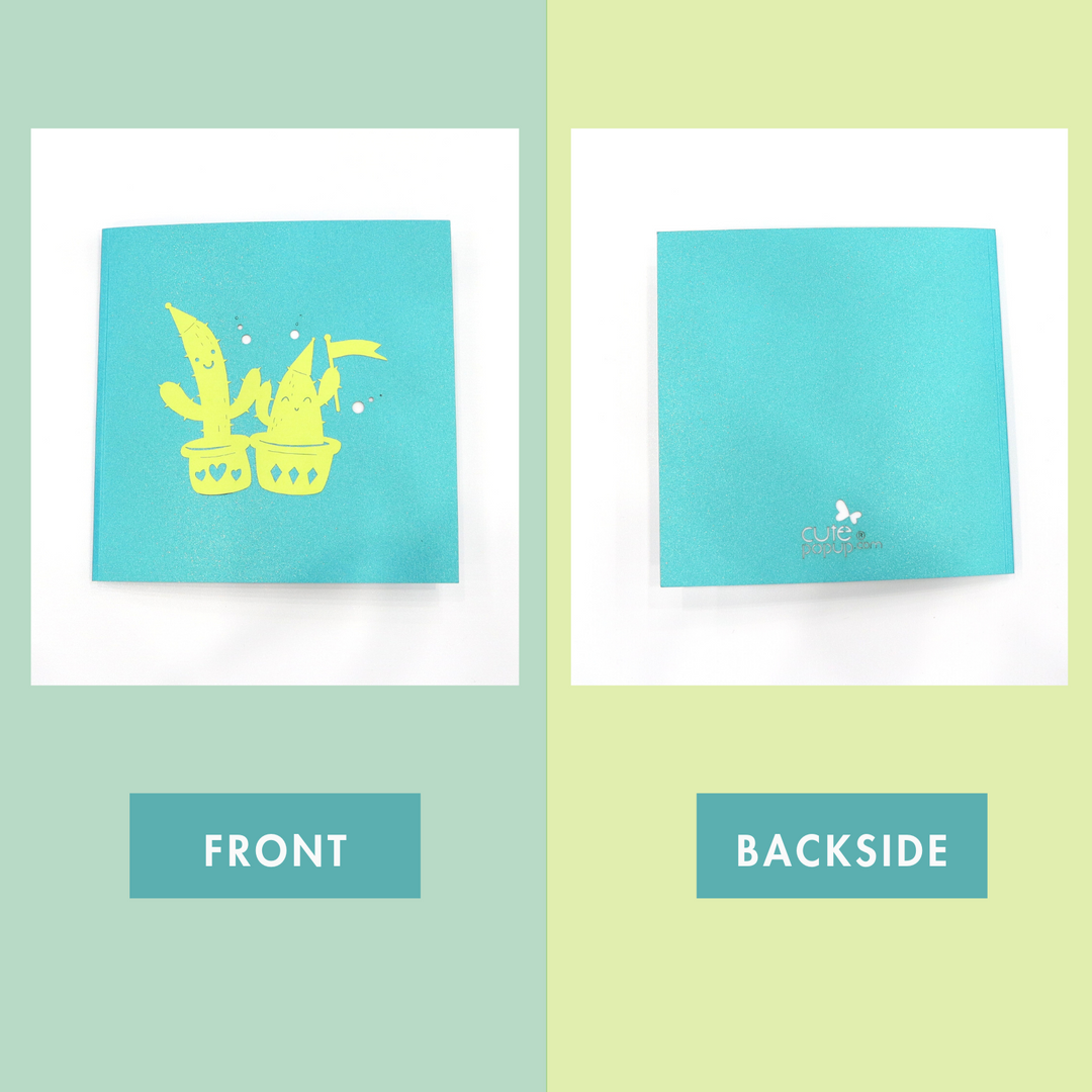Funny Cactus Party Birthday Pop Up Card