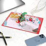 Load image into Gallery viewer, Happy Gnome Christmas Pop Up Card
