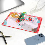 Load image into Gallery viewer, Happy Gnome Christmas Pop Up Card