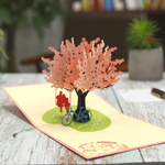 Load image into Gallery viewer, Romantic Cherry Blossom Pop up Card