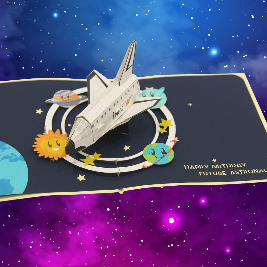 Spaceship Pop Up Card