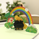 Load image into Gallery viewer, Funny St Patricks Day Pop Up Cards
