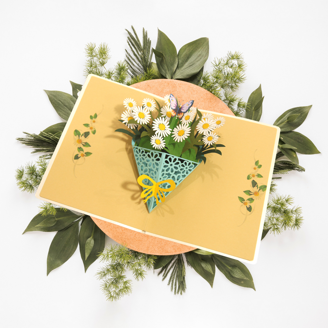 Flower Bouquet Pop Up Card