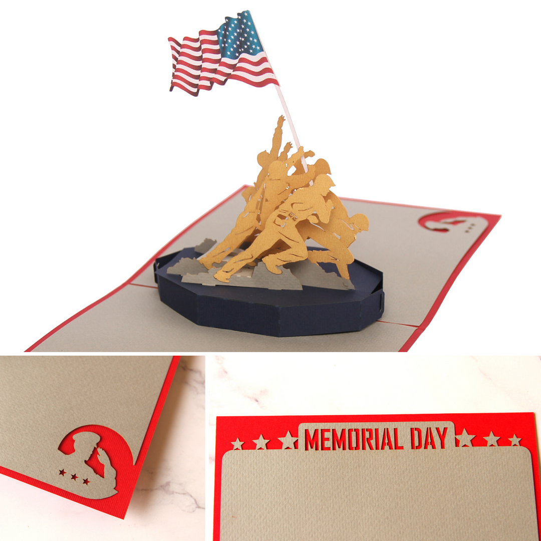 Victory Symbol Pop Up Card