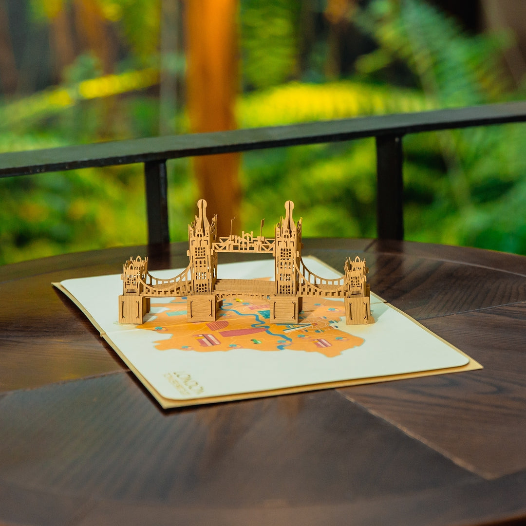 London Tower Bridge Pop Up Card