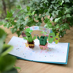 Load image into Gallery viewer, Funny Cactus Party Birthday Pop Up Card
