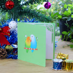 Load image into Gallery viewer, Lovebirds Pop Up Card
