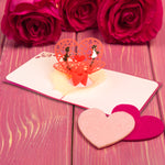 Load image into Gallery viewer, Love Heart Wings Pop Up Card
