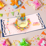 Load image into Gallery viewer, Llama Birthday Pop Up Card