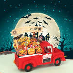 Load image into Gallery viewer, Truck or Treat Halloween Pop Up Card

