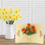 Load image into Gallery viewer, Flower Bouquet Pop Up Card
