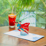 Load image into Gallery viewer, Super Dad Pop Up Card
