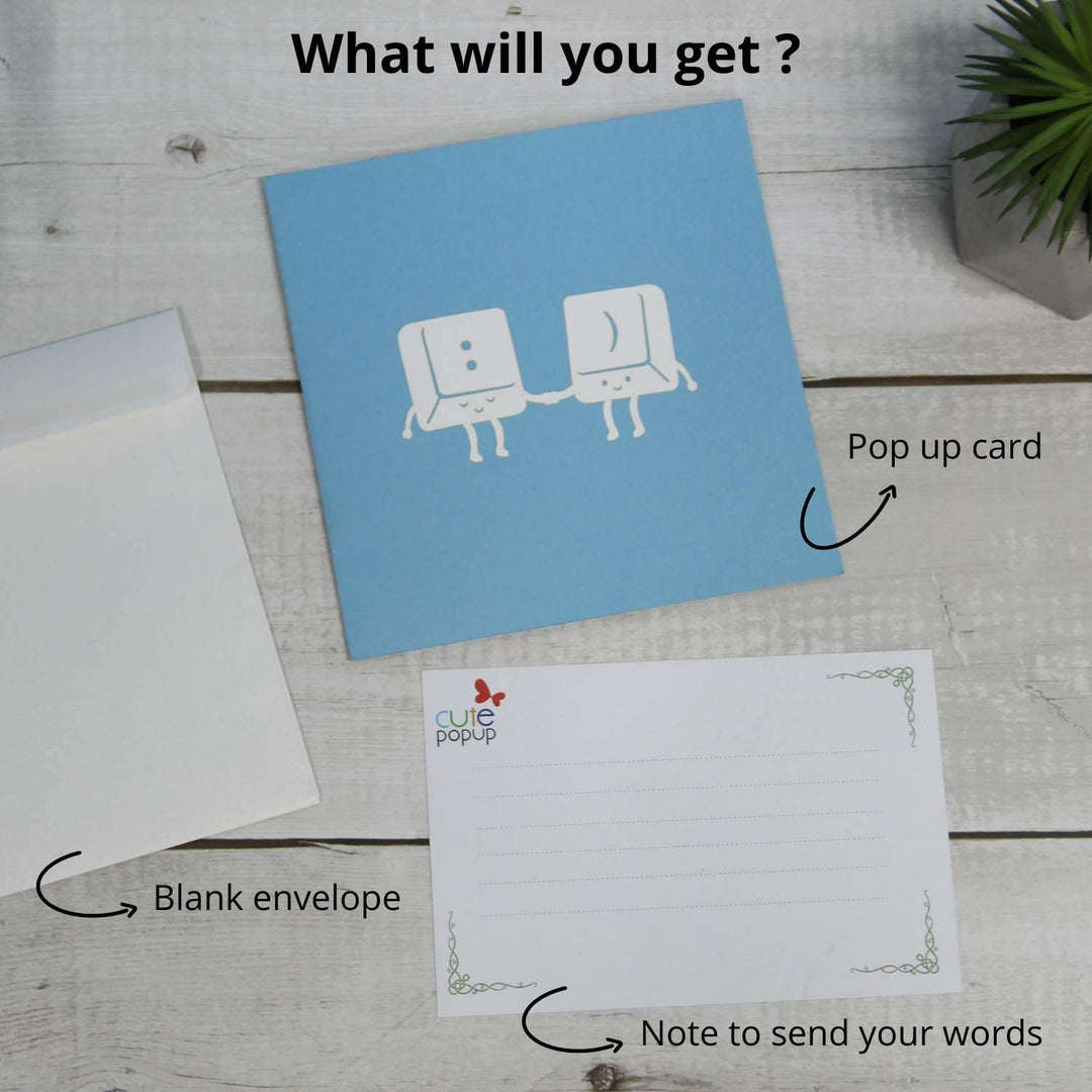 Smile Emoji Pop Up Card