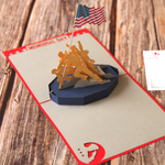 Load image into Gallery viewer, Victory Symbol Pop Up Card
