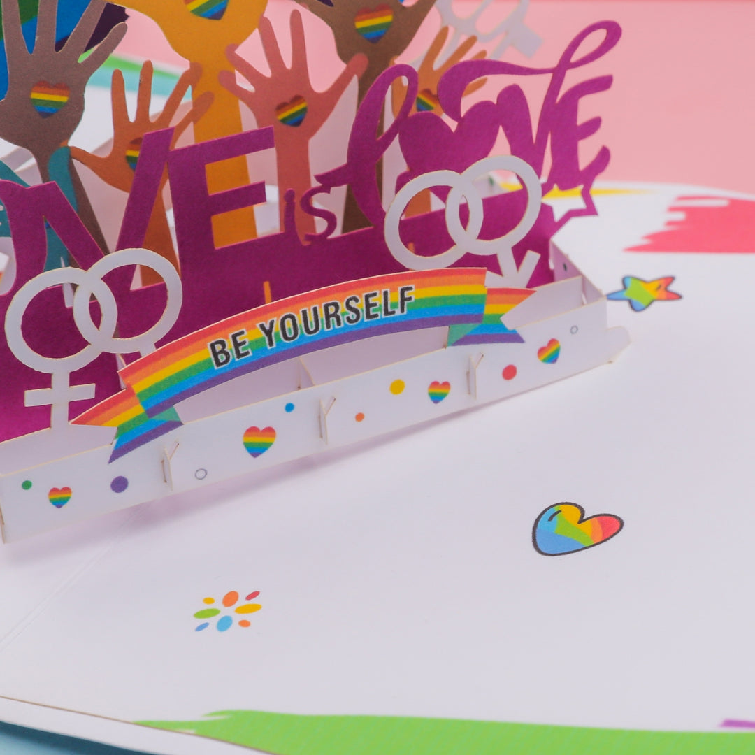 LGBT Pop Up Card