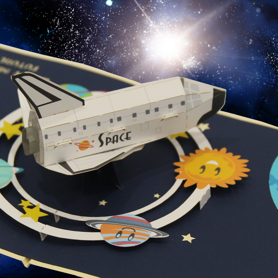 Spaceship Pop Up Card