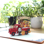 Load image into Gallery viewer, Truck or Treat Halloween Pop Up Card
