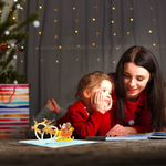 Load image into Gallery viewer, Santa Claus Christmas Pop Up Card
