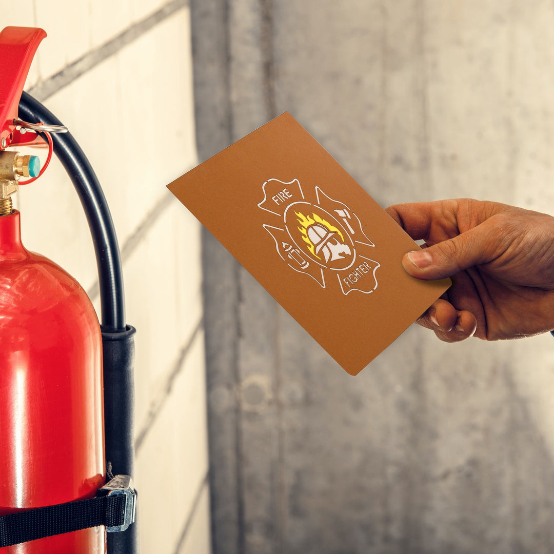 Firefighter Pop Up Card