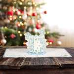 Load image into Gallery viewer, Sparkling Snowflake Pop Up Card
