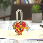 Load image into Gallery viewer, Key to My Heart Pop Up Card
