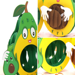 Load image into Gallery viewer, Happy Avocado Pop Up Card