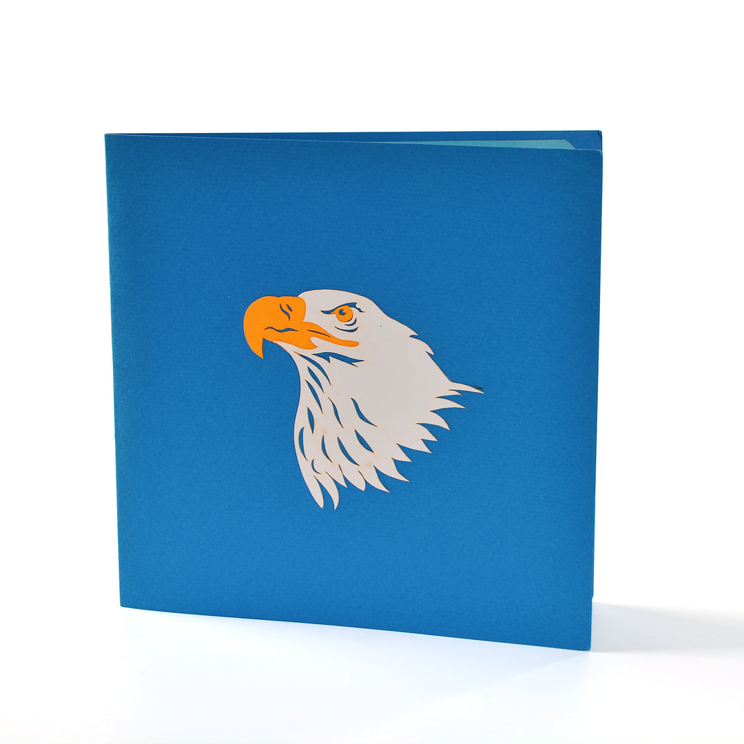 Unique Bald Eagle Pop Up Card