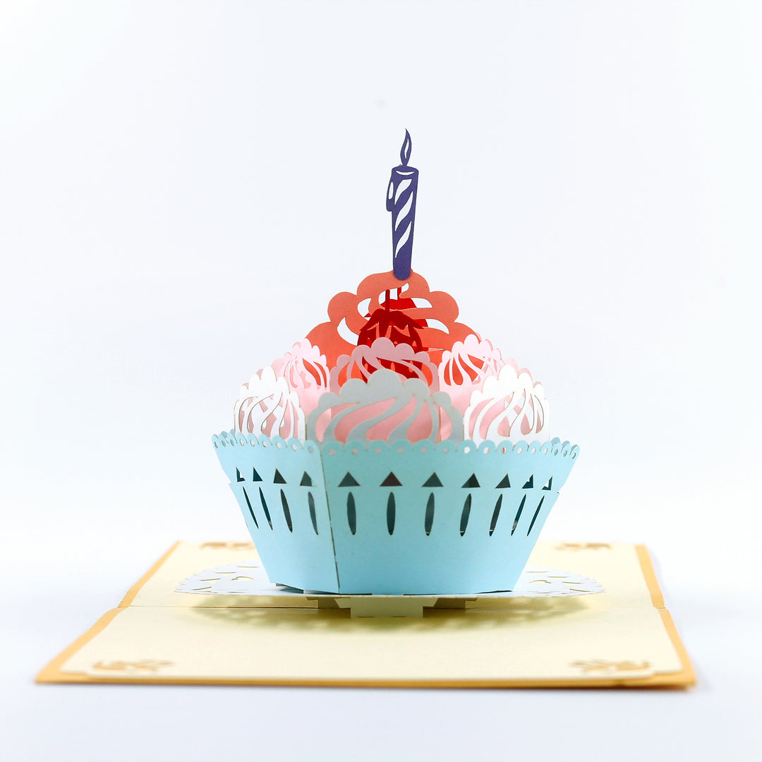 Sweet Cupcake Pop Up Card
