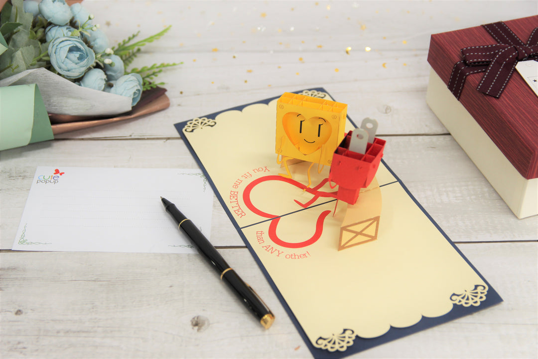 Electric Socket and Plug Pop Up Card
