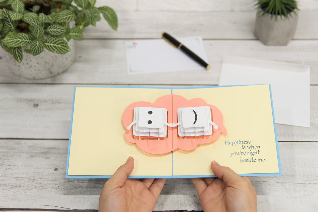 Smile Emoji Pop Up Card
