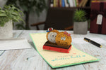 Load image into Gallery viewer, Biscuit Couple Pop Up Card
