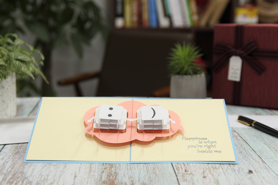 Smile Emoji Pop Up Card