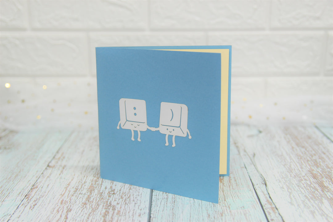 Smile Emoji Pop Up Card