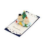 Load image into Gallery viewer, Snowman Couple Christmas Pop Up Card