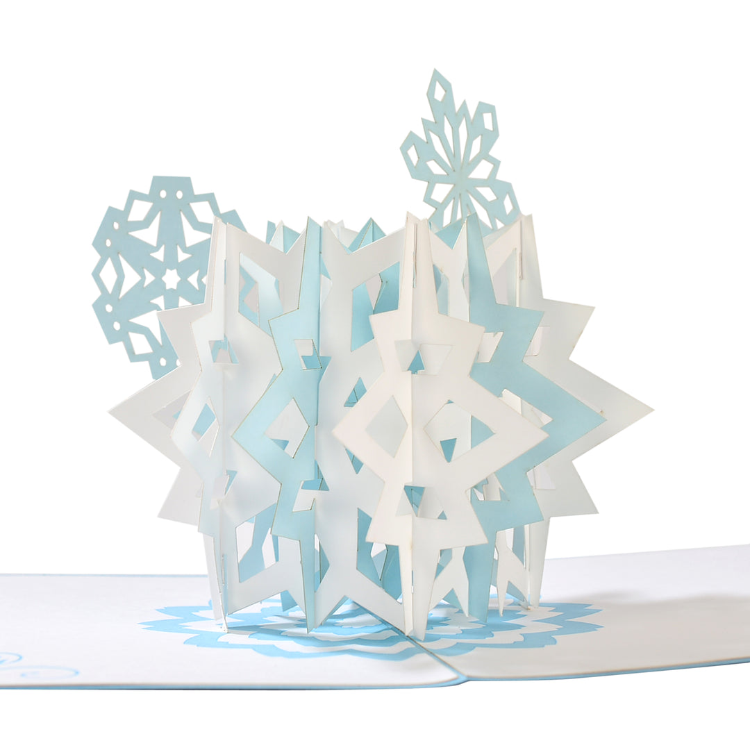Sparkling Snowflake Pop Up Card