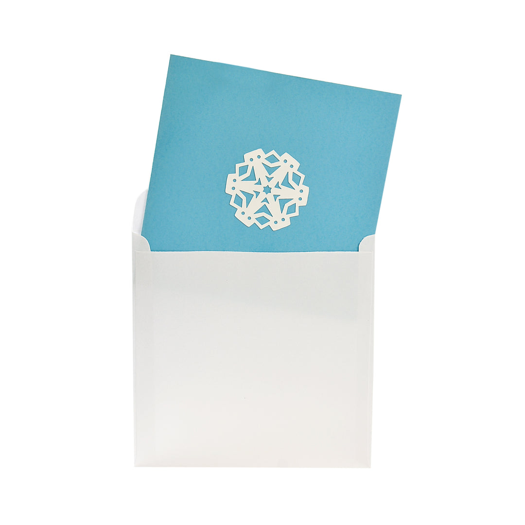 Sparkling Snowflake Pop Up Card
