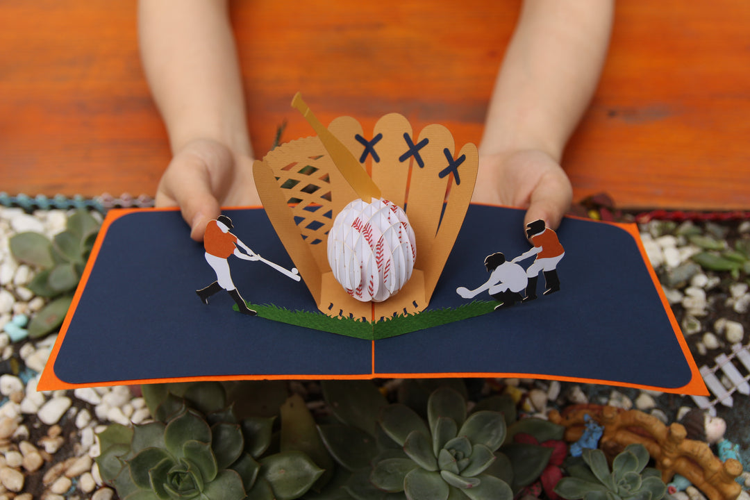 Baseball Pop Up Card