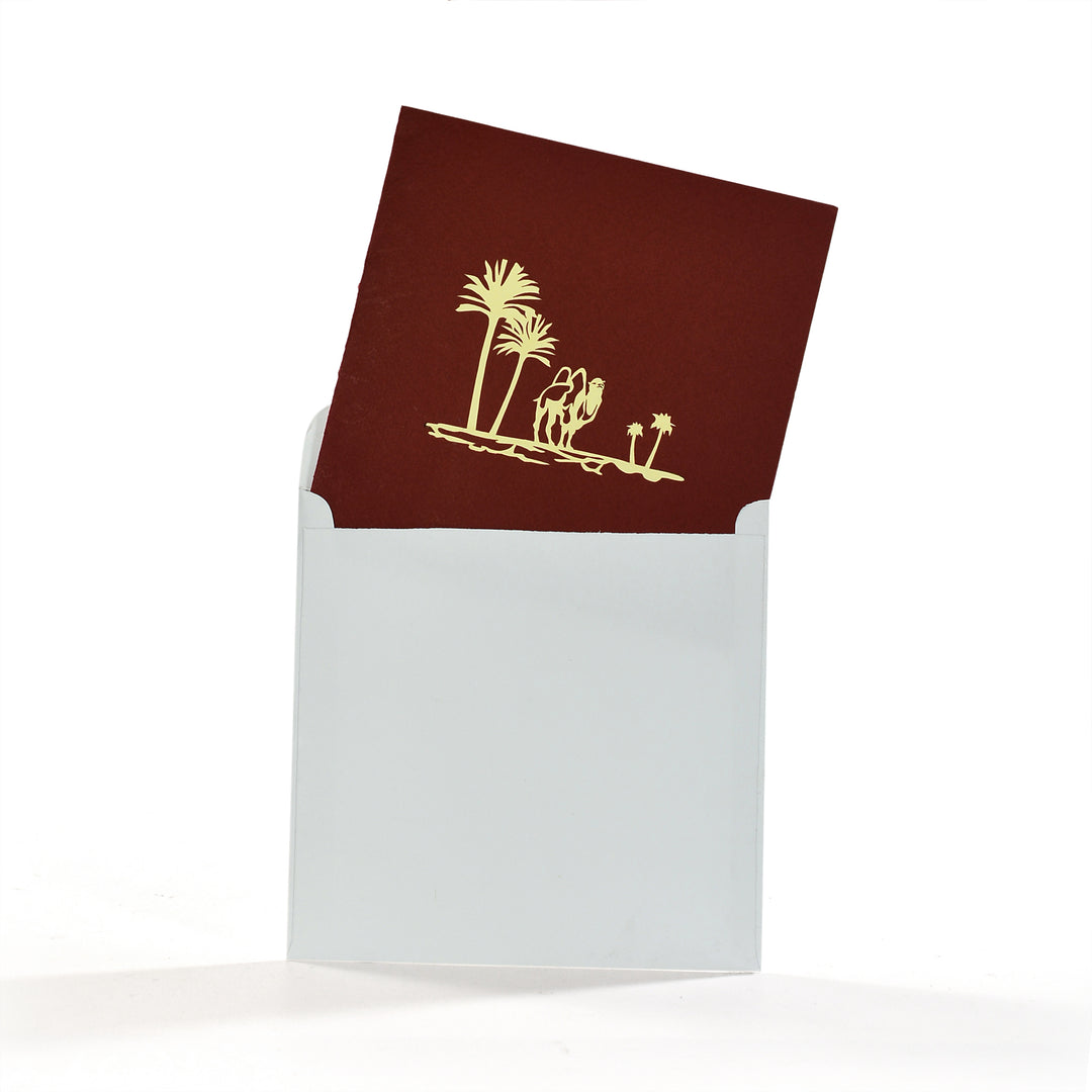 Explore New Land Pop Up Card
