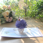 Load image into Gallery viewer, Lavender Pop Up Card