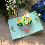 Load image into Gallery viewer, Flower Bouquet Pop Up Card
