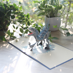 Load image into Gallery viewer, T-rex Dinosaur Pop Up Card
